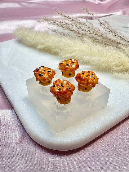 Clear Silicone Mold for Polymer Clay Resin Baked Muffin Earring Mold