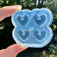 1.6cm Teeny Pre Domed Heart Hoop Earring Mold