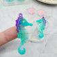 Shell and Seahorse Dangle Earring Mold Ocean theme Beach Summer