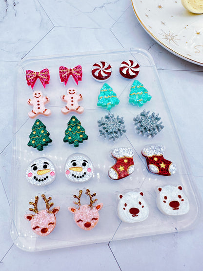 Christmas Stud Earring Mold Palette