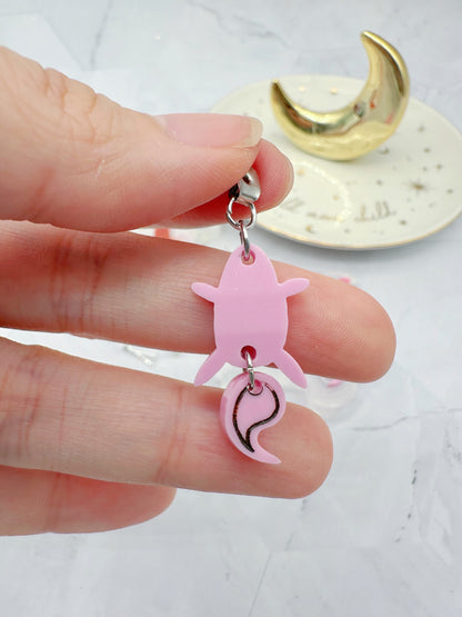 Axolotl Stud and Dangly Charm Earring Mold