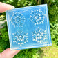 Textured 3D Snowflake Hoop Charm Mold Winter Special Christmas