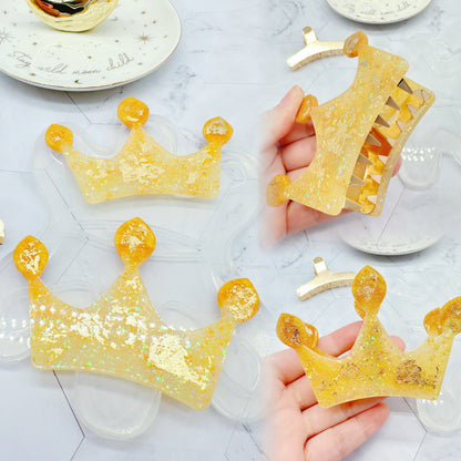 Crown Shape Hair Claw Clip Mold