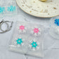 Textured 3D Snowflake Hoop Charm Mold Winter Special Christmas