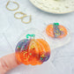 3 cm Predomed Pumpkin Dangly Charm Earring Mold