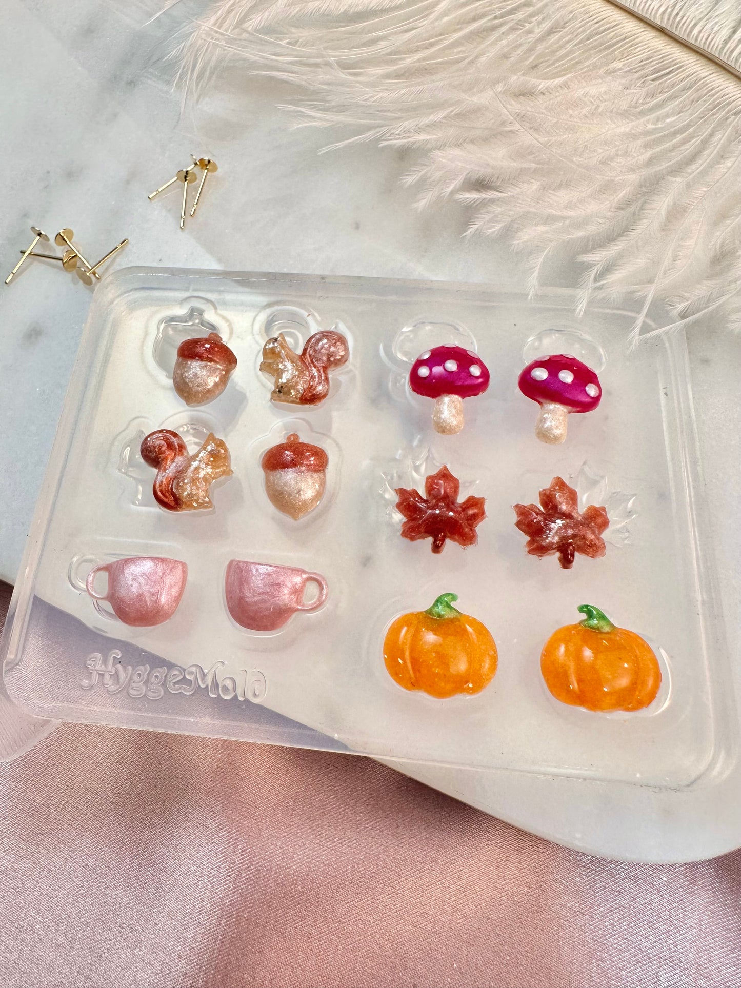 Mini Autumn Stud Palette Mold