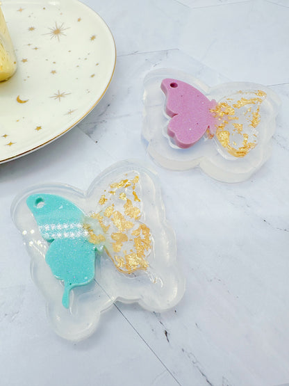 4 cm Butterfly Keychain Pet Tag Mold