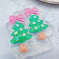 Predomed Ribbon Bow Christmas Tree Dangle Earring Mold