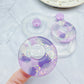 Large Pre-domed Retro Circle Dangle Earring Mold Clear Silicone Mold for Resin Jewellery