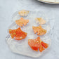 3-level Ginkgo Leaf Dangle Earring Mold