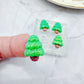 Mini 3D Christmas Tree Stud Earring Mold