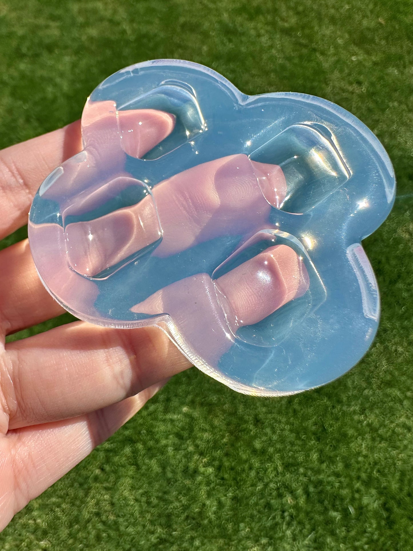 3D Irregular Diamond Ice Cube Earring Mold
