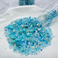 Santorini Crushed Glass & Glass Bead Mix