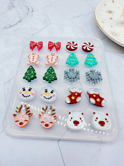 Christmas Stud Earring Mold Palette