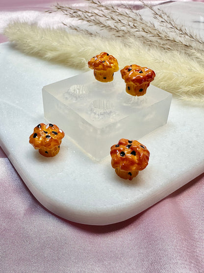 Clear Silicone Mold for Polymer Clay Resin Baked Muffin Earring Mold