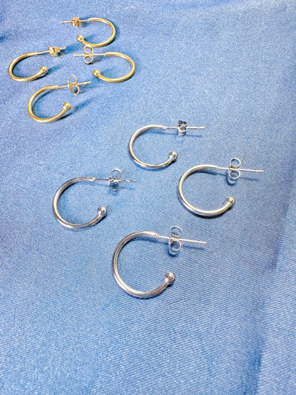 Stainless Steel Semi Hoop Earring Findings