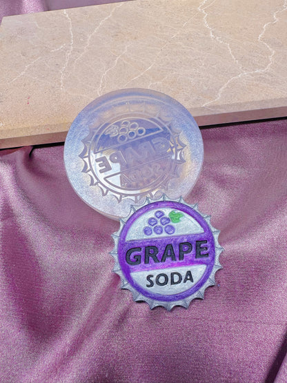 4.5cm Disney Up Grape Soda Badge Brooch Pin Mold