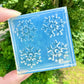 Textured 3D Snowflake Hoop Charm Mold Winter Special Christmas