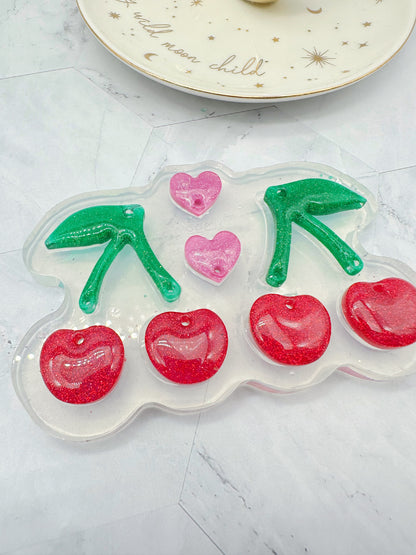 Predomed Cherry Love Earring Mold Bundle