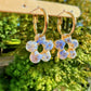 2cm Predomed Mary Quant Flower Dangly Charm Earring Mold Compatible with hoops