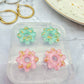 1.6 cm Mini Predomed Daisy Flower Hoop Spinner Earring Mold