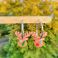 2.2cm Small Predomed Reindeer Dangly Charm Hoop Earring Mold