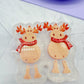 Layered Moose Christmas Dangle Earring Mold