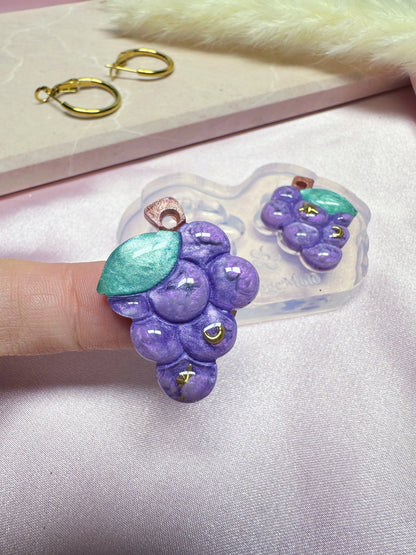 Small Predomed Grape Dangle Earring Mold