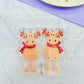 Layered Moose Christmas Dangle Earring Mold