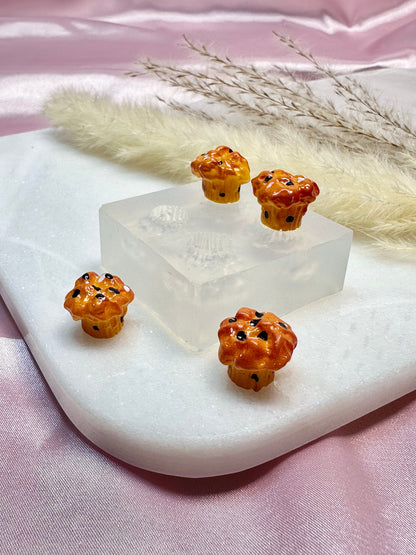 Clear Silicone Mold for Polymer Clay Resin Baked Muffin Earring Mold