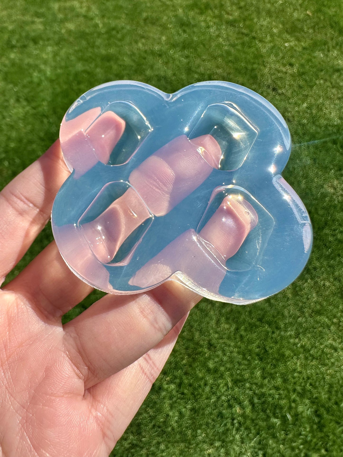 3D Irregular Diamond Ice Cube Earring Mold