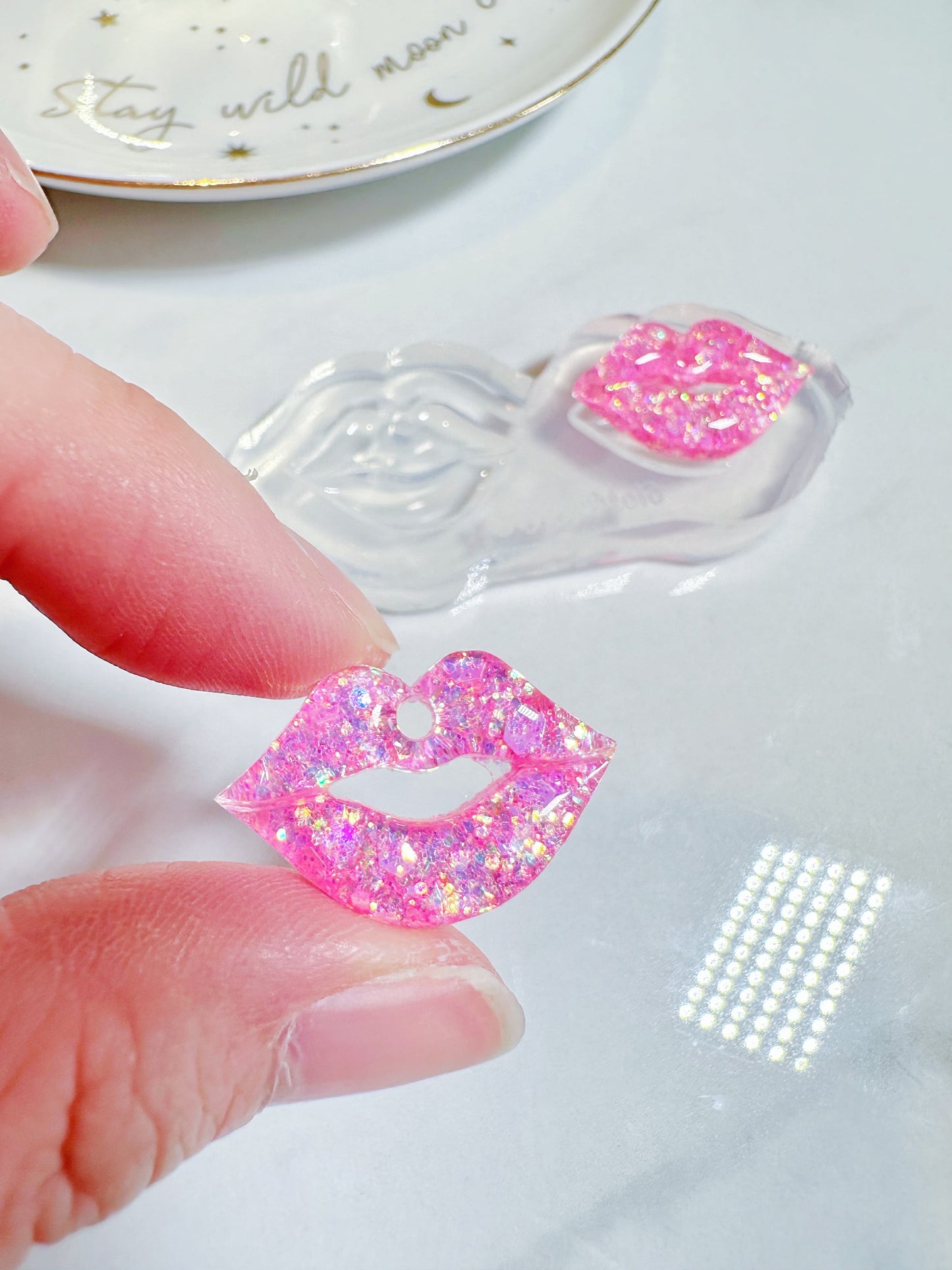 Predomed Kissy Lip Hoop Earring Mold