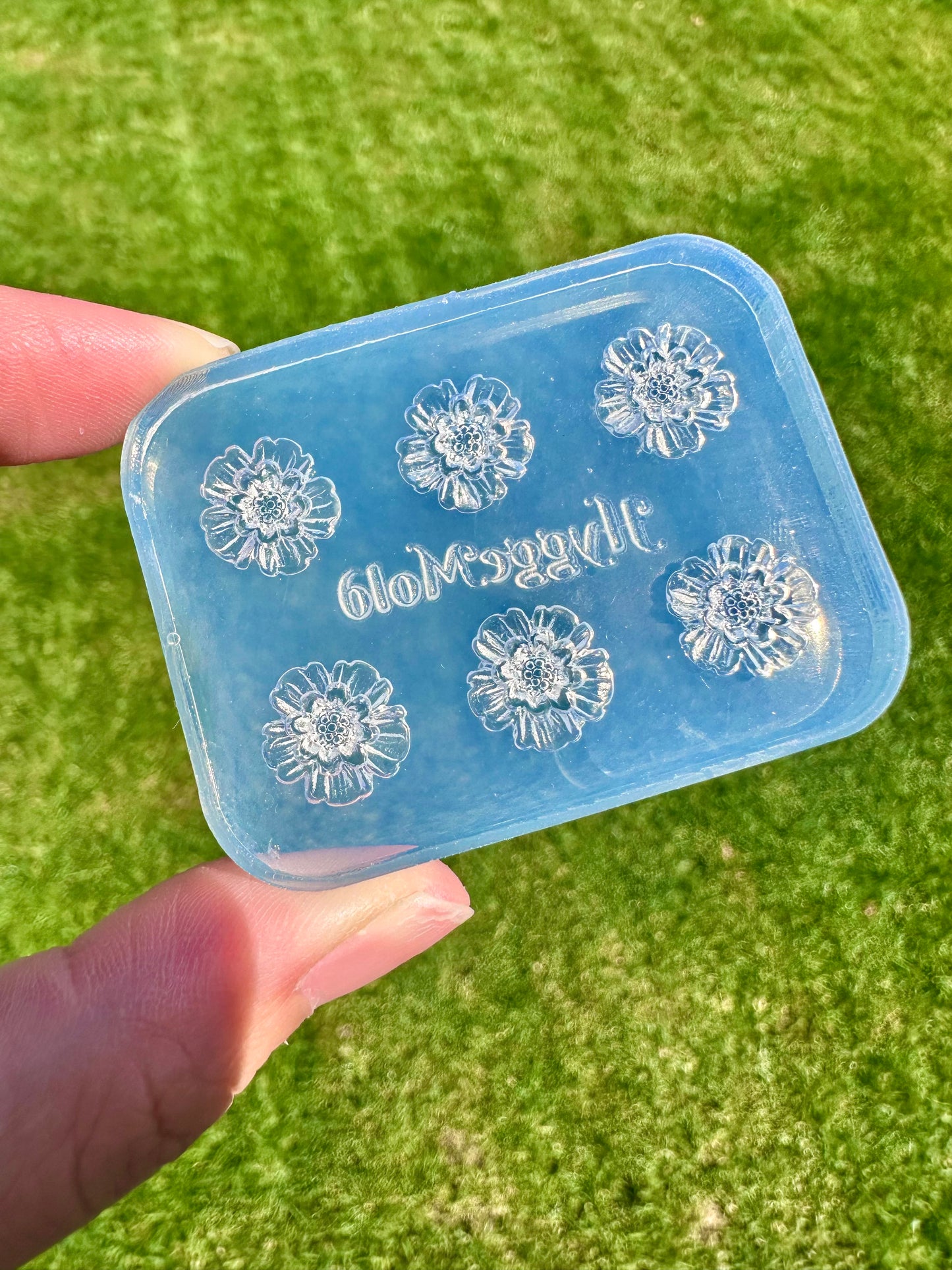 Tiny 1.2 cm 3D Flower Camellia Rose Stud Mold Resin Clay Mold