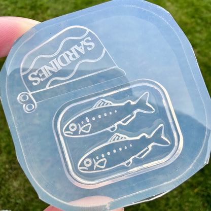 Sardines in a can Brooch Mold