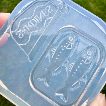 Sardines in a can Brooch Mold