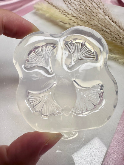 3D Gingko Leaf Earring Mold Silicone Mold For Resin Polymer Clay