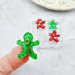 Mini Gingerbread Man Stud Earring Mold Christmas Winter