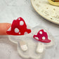 Small Engraved 2-part Mushroom Dangle Earring Mold