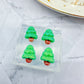 Mini 3D Christmas Tree Stud Earring Mold