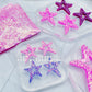 Large/Small Wonky Star Open Star Silicone Mold for Resin Earrings Celestial