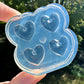 1.6cm Teeny Pre Domed Heart Hoop Earring Mold