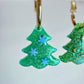 Small Predomed Christmas Tree Dangly Charm Earring Mold