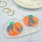 3 cm Predomed Pumpkin Dangly Charm Earring Mold