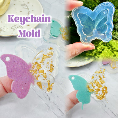 4 cm Butterfly Keychain Pet Tag Mold