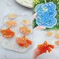 3-level Ginkgo Leaf Dangle Earring Mold