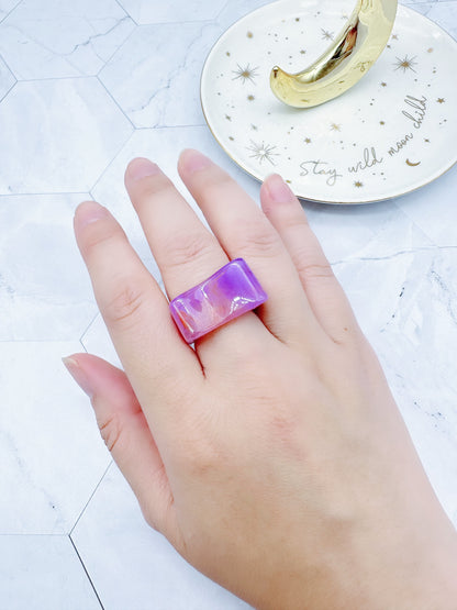 Glossy Wavy Ring Mold