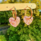 1.6cm Teeny Pre Domed Heart Hoop Earring Mold