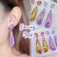 Long Pre-domed Fairy Wings Dragonfly Wings Clear Silicone Mold for Resin Jewellery Dangle earring Mold