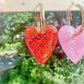 2.5 cm Small Pre Domed Pointy Heart Dangle Earring Mold