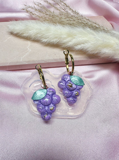 Small Predomed Grape Dangle Earring Mold